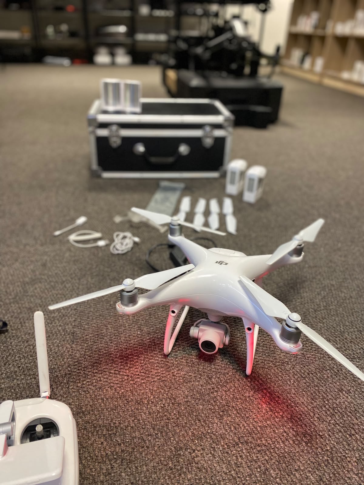 DJI Phantom 4 Pro With Plus Controller (Screen) including 3 Batteries - Pre Loved