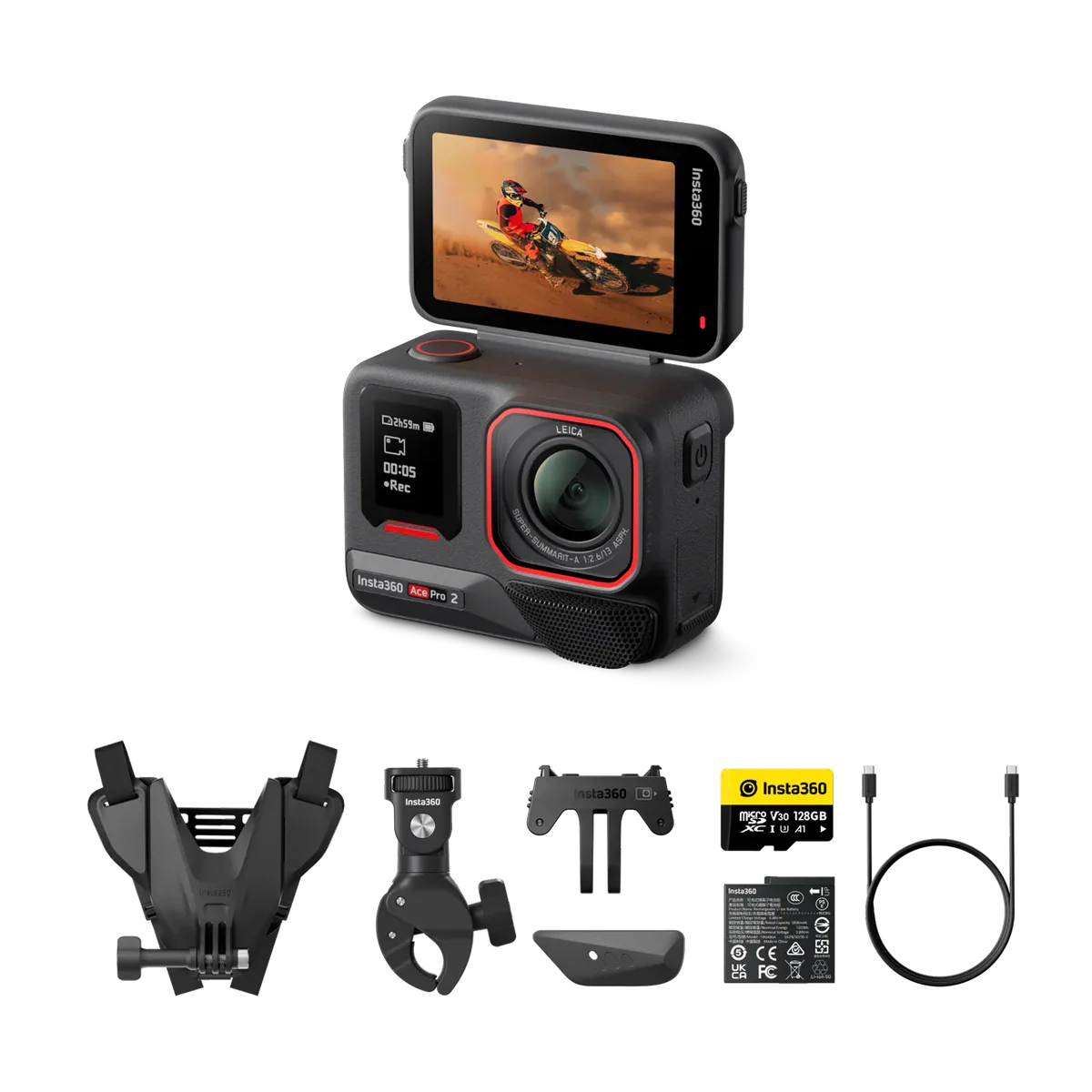 Insta360 Ace Pro 2 Motorcycle Bundle