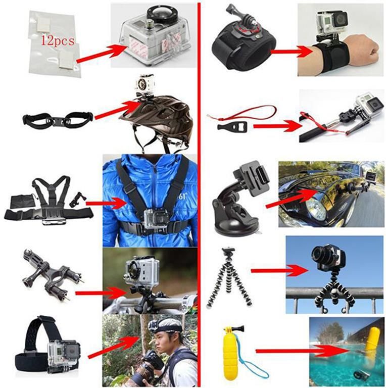 50 in 1 Action Camera Kit