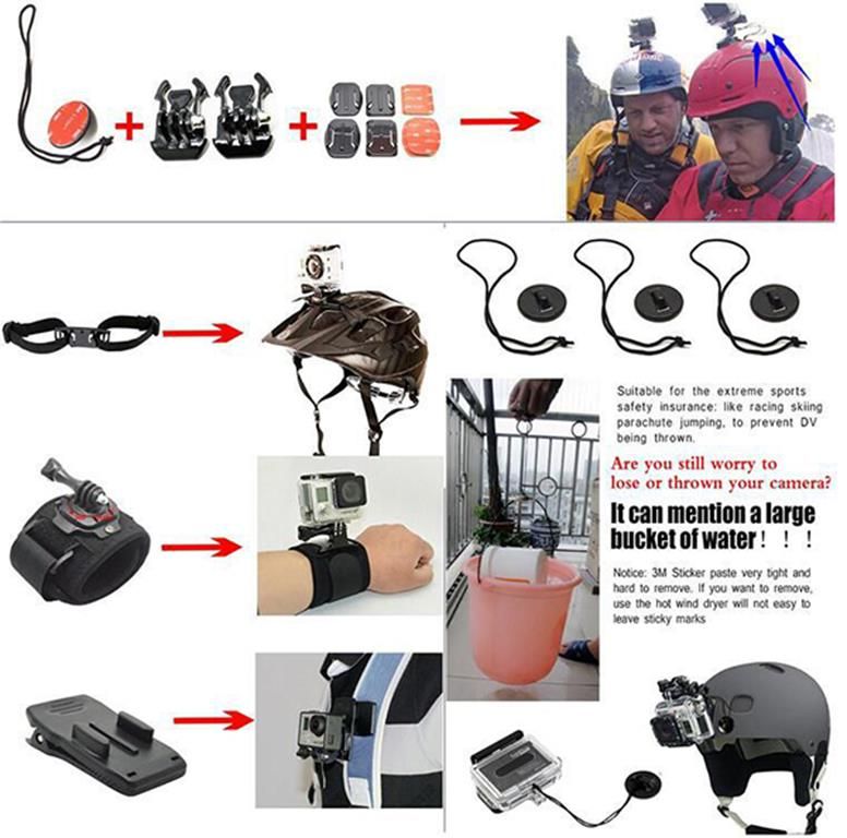50 in 1 Action Camera Kit
