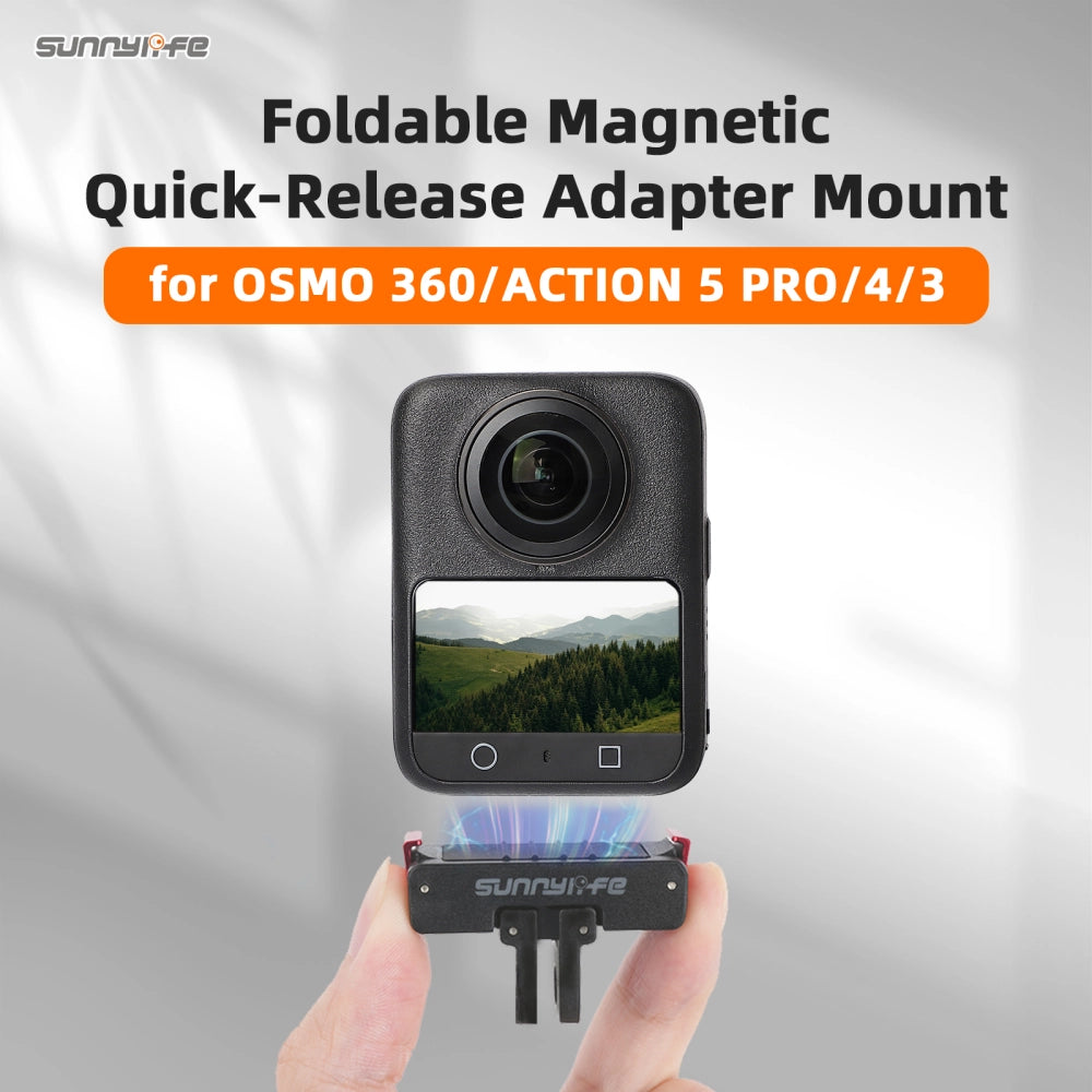 Foldable Magnetic Quick Release Mount for OSMO ACTION