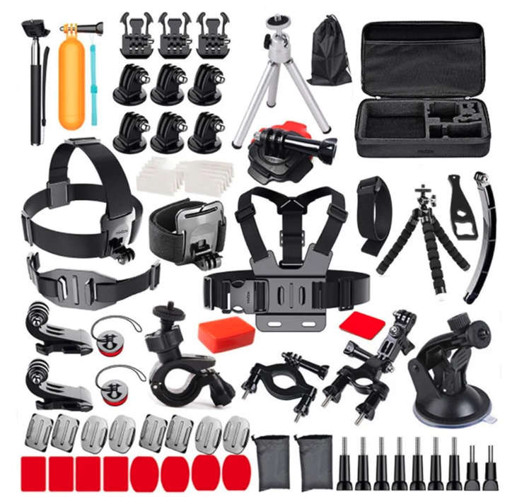 120 in 1 Accessory Kit Compatible with GoPro Hero & Osmo Action