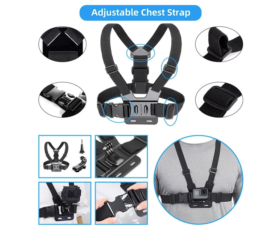 120 in 1 Accessory Kit Compatible with GoPro Hero & Osmo Action