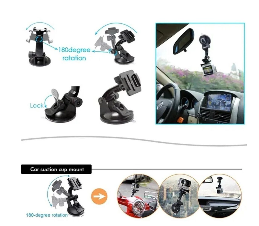120 in 1 Accessory Kit Compatible with GoPro Hero & Osmo Action