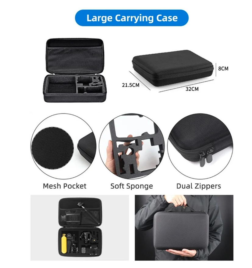 120 in 1 Accessory Kit Compatible with GoPro Hero & Osmo Action
