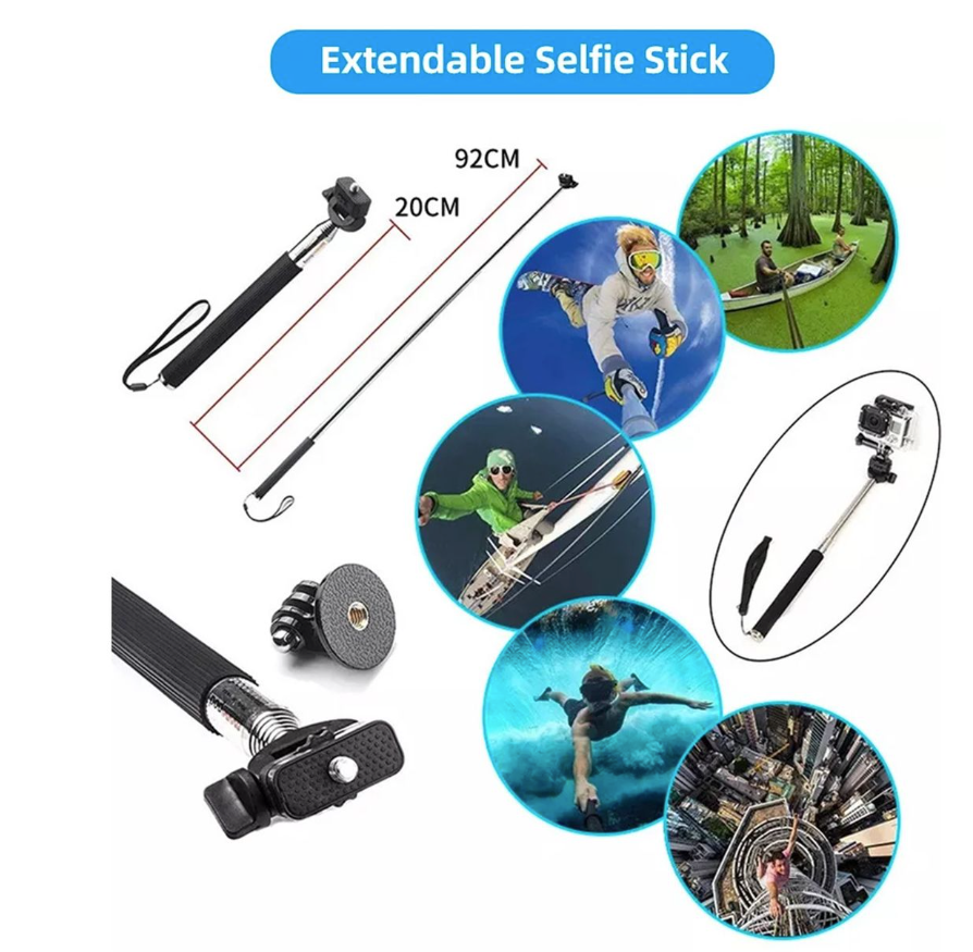 120 in 1 Accessory Kit Compatible with GoPro Hero & Osmo Action